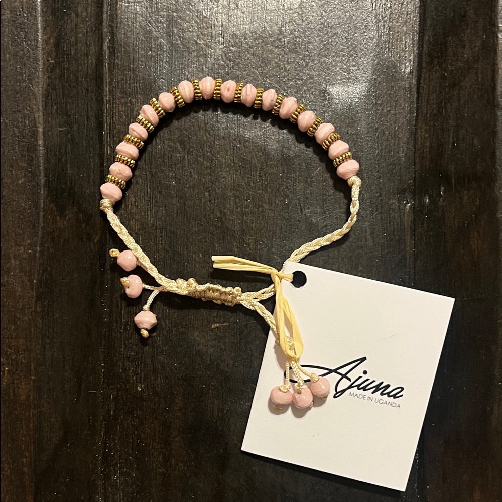 Lavender Paper Beaded Braided Bracelet - Women Accessories